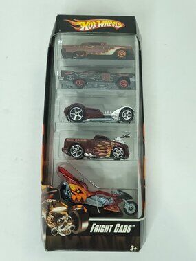 Hot Wheels FRIGHT CARS 5-Pack 2007 Mattel Diecast Cars Halloween 2007 NEW